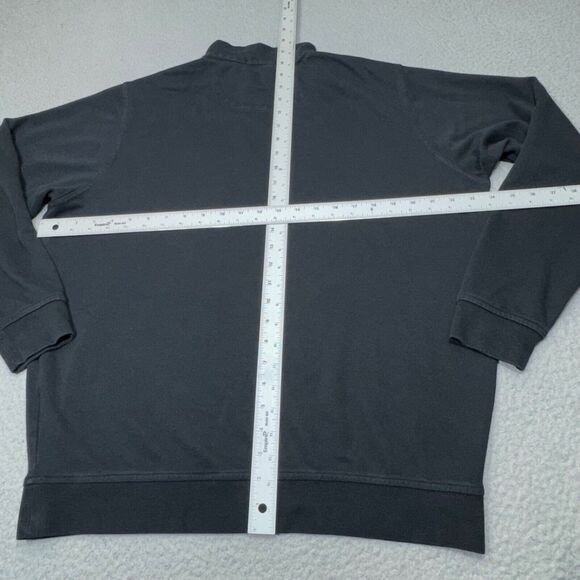 Peter‎ Millar Sweater Men Medium Black Crown Comfort Zip Golf Interlock Casual - Picture 15 of 16